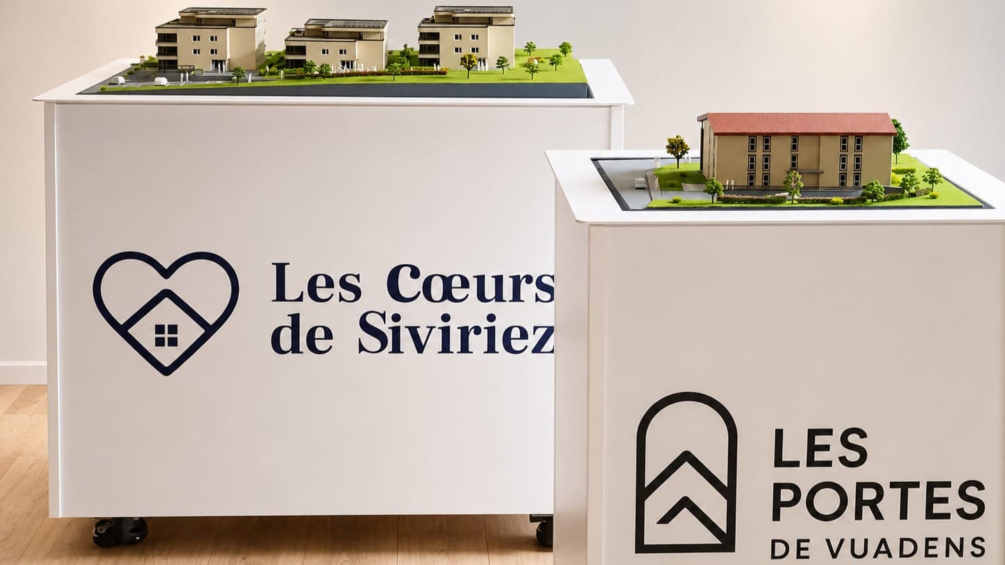 Maquette architecturale 3D sur mesure pour présentation de projets immobiliers résidentiels